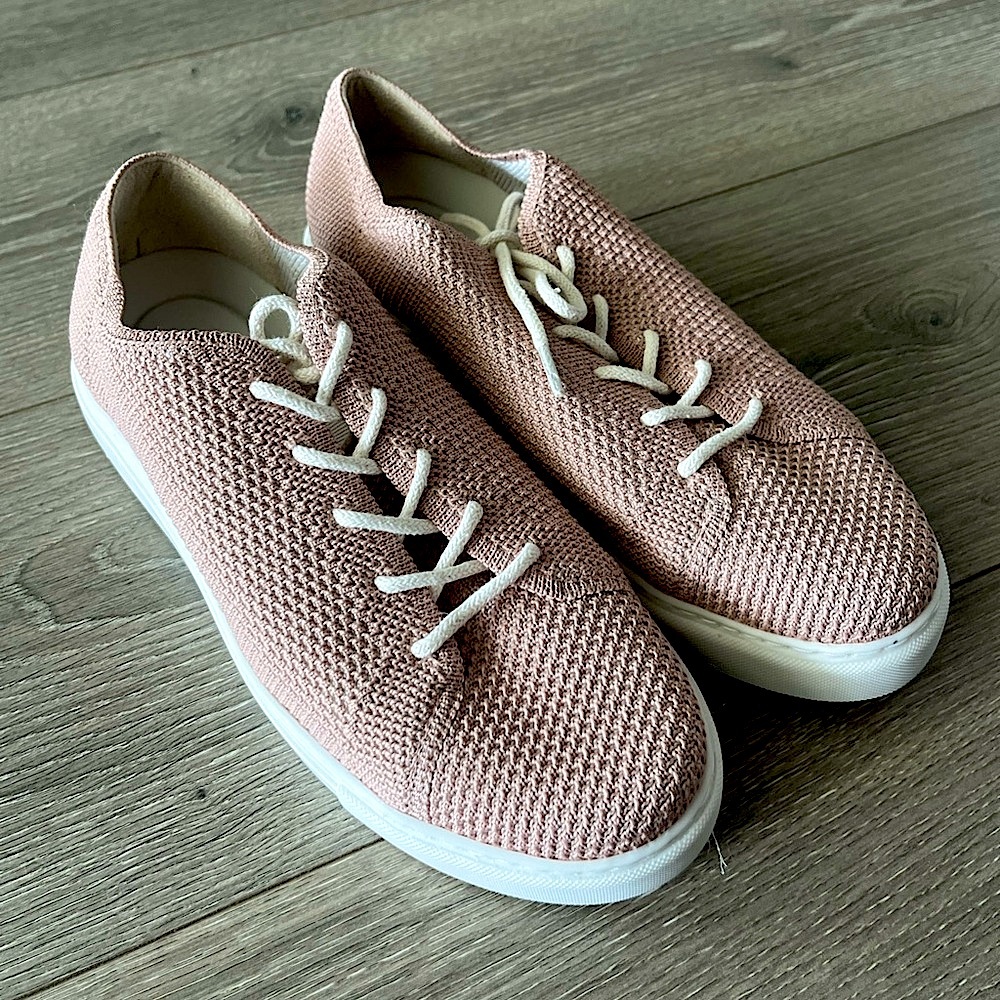 NWOT Nisolo Pink Go-To Eco Knit Sneakers Size 7.5 🩷🔥